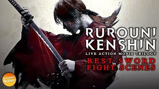 RUROUNI KENSHIN Live Action Movie Trilogy  BEST SWORD FIGHT SCENES [upl. by Wernick]