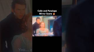 Colin and Penelope Mirror Scene 🔥  Bridgerton Season 3  shortvideo viral bridgerton [upl. by Tolkan]