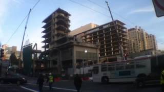 Demise of the Jack Tar Hotel San Francisco November 2013May 14 [upl. by Limak916]