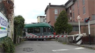 Passaggio a Livello DarfoCorna Passage a niveau Level Crossing Bahnübergang Overweg [upl. by Ojyram]