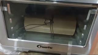 Review PowerPac Air Fryer Oven With Rotisseries  Air Fryer Basket amp Bin 25L PPAF535 [upl. by Haeli]