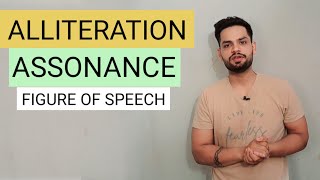 Alliteration Assonance FIGURE of speech English Literature [upl. by Layney]