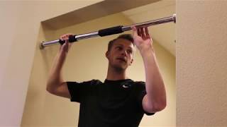 How to mount Doorway PullUp Bar jfit Deluxe [upl. by Abbottson]