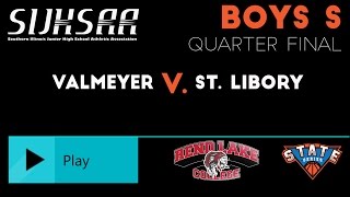 Valmeyer v St Libory  SIJHSAA Boys Class S Quarter Final [upl. by Dewey]