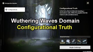 Configurational Truth  Solve The Puzzle I Wuthering Waves Domain [upl. by Aneleve860]