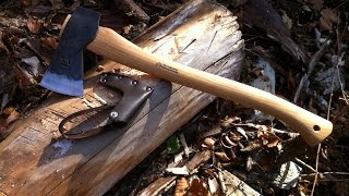 Revue outdoor axe Wetterlings  Test bushcraft [upl. by Almira]