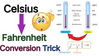 Celsius To Fahrenheit Conversion।। Degree Centigrade To Degree Fahrenheit Conversion।। Must Watch [upl. by Nollid]