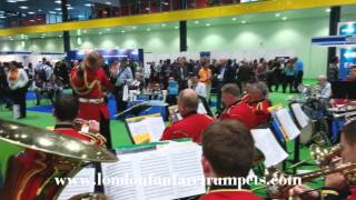 Gustav Holst  First Suite in Eb  March  London Fanfare Trumpets Concert Band [upl. by Eednar37]