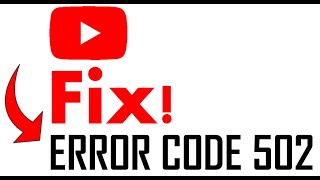 FIX 504 Thats An Error amp 502 Bad Gateway [upl. by Hong]