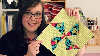 TUTORIAL The Pinwheel Block  3and3quarters [upl. by Salvucci]