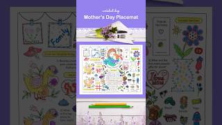 Get Crafty This Mothers Day Free Printable Coloring Page  Fun Mothers Day Activity [upl. by Acnayb]