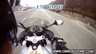 BMW R1100S 0100kmh  0180kmh DriftHD video [upl. by Hampton]