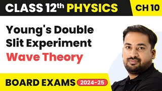 Youngs Double Slit Experiment  Wave Optics  Class 12 Physics Ch 10  CBSEJEENEET [upl. by Asilehc]