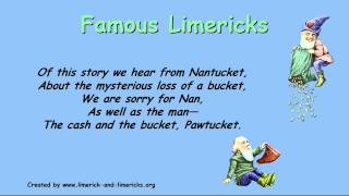 ♣♣♣ Famous Limericks  Example Limerick Poems ♣♣♣ [upl. by Benisch347]