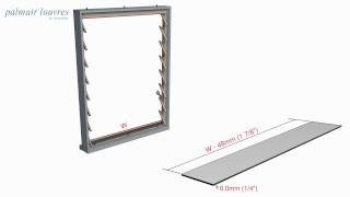 Breezway Palmair Louvre Window Installation Instructions [upl. by Gathard790]