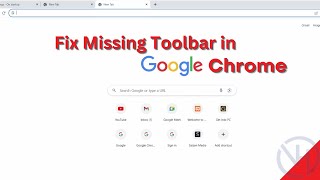 How to Restore Your Missing Toolbar in Google Chrome  Bring Back Your Browser Essentials [upl. by Willmert]