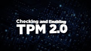 Checking and Enabling TPM 20  Lenovo PC [upl. by Hanahsuar]