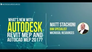 Whats New with Autodesk Revit MEP and AutoCAD MEP 2017 [upl. by Elrahc53]