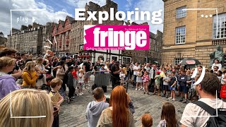 Edinburgh fringe festival 2024 day 1 vlog edinburghfringe [upl. by Reger46]