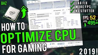 How To Optimize CPUProcessor For Gaming  Boost FPS amp Fix Stutters 2019 [upl. by Newbill710]