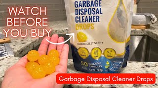 These lemon zest cleaner drops will make your garbage disposal clean and smell heavenly [upl. by Noeruat]