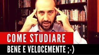 Come studiare bene e velocemente [upl. by Dwain]