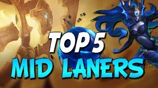 TOP 5 BEST MID LANERS in Patch 621  a few extra League of Legends [upl. by Nycila908]