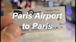 Paris Metro to City Center after Beauvais Airport Shuttle  Paris France [upl. by Talya]