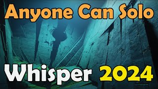 Anyone can solo the whisper mission in Destiny 2 in 2024 [upl. by Strephon]