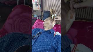 cleaning barbershop ear barber wax asmr shorts short shortvideo [upl. by Suoirrad973]