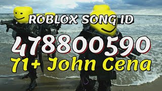 71 John Cena Roblox Song IDsCodes [upl. by Moretta]