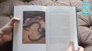 Book FLIP THROUGH asmr The Hobbit hardcover ILLUSTRATED EDITION by Alan Lee J R R Tolkien [upl. by Sherris758]