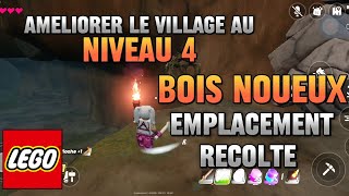 Bois noueux Emplacement  Améliorer le village niveau 4  LEGO FORTNITE [upl. by Carlick229]