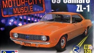 Revell 69 Camaro ZL1 Model Car Kit Review [upl. by Anitnuahs]