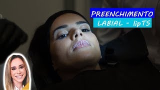 PREENCHIMENTO LABIAL  TÉCNICA LipTS [upl. by Kcid]