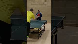 UNBELIEVABLE 🤯 GREAT SHOT JUST CLIPPED THE NET 🏓😬😬😬 shorts bestmoments [upl. by Eimak]