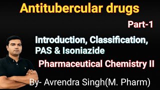 Antitubercular Drugs Part1 Introduction and Classification PAS Isoniazide by Avrendra Singh [upl. by Oakie]