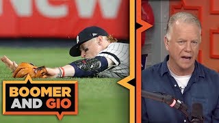 Clint Frazier was a MESS in right field  Boomer amp Gio [upl. by Smailliw]