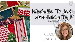 2024 Holiday Catalog Try It Class Packet Introduction Packet [upl. by Dreddy]