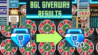 GIVEAWAY BGL Growtopia REME 4 TO 20 BGLS   Growtopia Casino [upl. by Bucher]