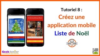 Créez une application mobile Liste de Noël Android Etape 2  2 [upl. by Todhunter371]