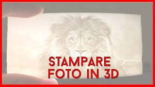 come stampare fotografie con una stampante 3d lithophane [upl. by Strong215]