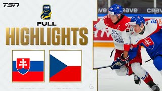 Slovakia vs Czechia FULL HIGHLIGHTS  2024 World Junior Championship [upl. by Esinaj664]