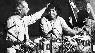 Ustad Alla Rakha  Ustad Zakir Hussain  Tabla Solo  Dhamar Taal  Rare Video [upl. by Elfrida]