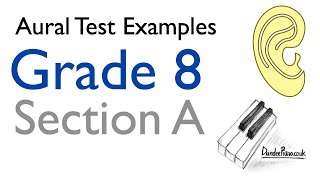 Aural Test Examples Grade 8 ABRSM  Section A [upl. by Rriocard]