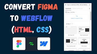 Figma To Webflow HTML CSS and Website  Figma Design To HTML CSS [upl. by Tacklind]