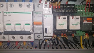 Latching Relay PurposeConnectionOperation in Control Panel Shown Practically in HindiEng SubCC [upl. by Acirt16]