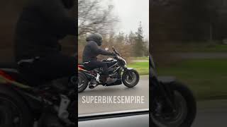 Ducati X Diavel sound and wheelie 🥵 by xdiavels shorts Xdiavel [upl. by Larrej]