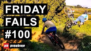 Friday Fails 100  The Ultimate Compilation of the Best MTB Crashes [upl. by Steffin830]