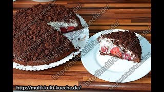 Maulwurfkuchen mit Erdbeeren [upl. by Aikem]